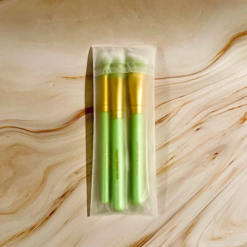 SLMISSGLAM || Green Trio 3-Brush Set ✨NEW W/ TAGS✨